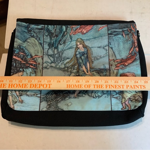 Baba Studio Handbags - Baba Studio Art Print Messenger Bag, NWT, Strap,